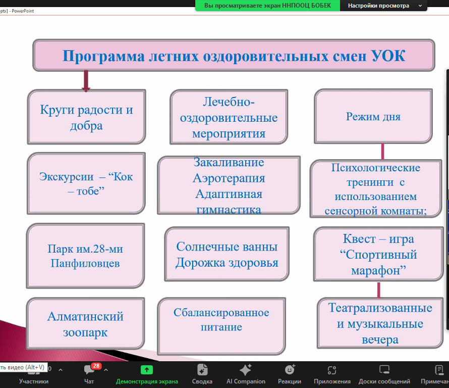 Балаларды оңалту, сауықтыру және демалысын ұйымдастыру/ Организация реабилитации, оздоровления и отдыха детей