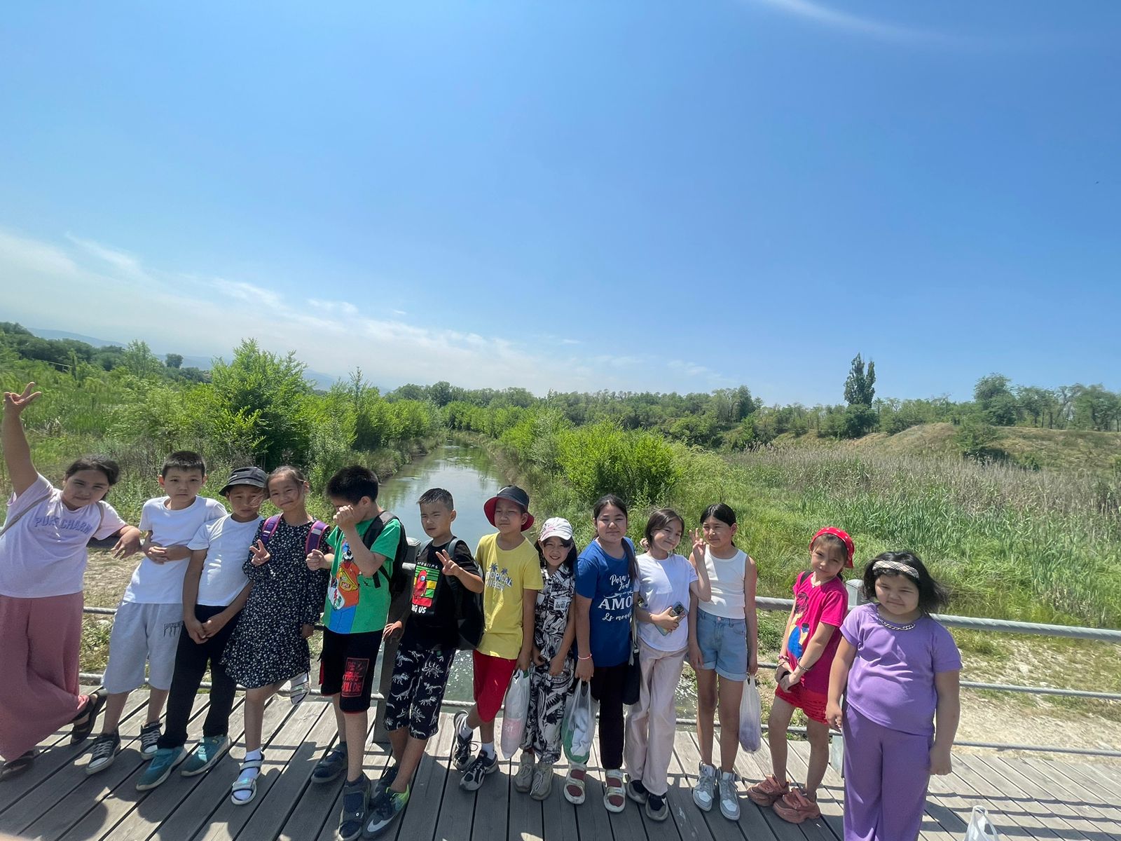 "Күншуақ" лагерінде Табиғат күні