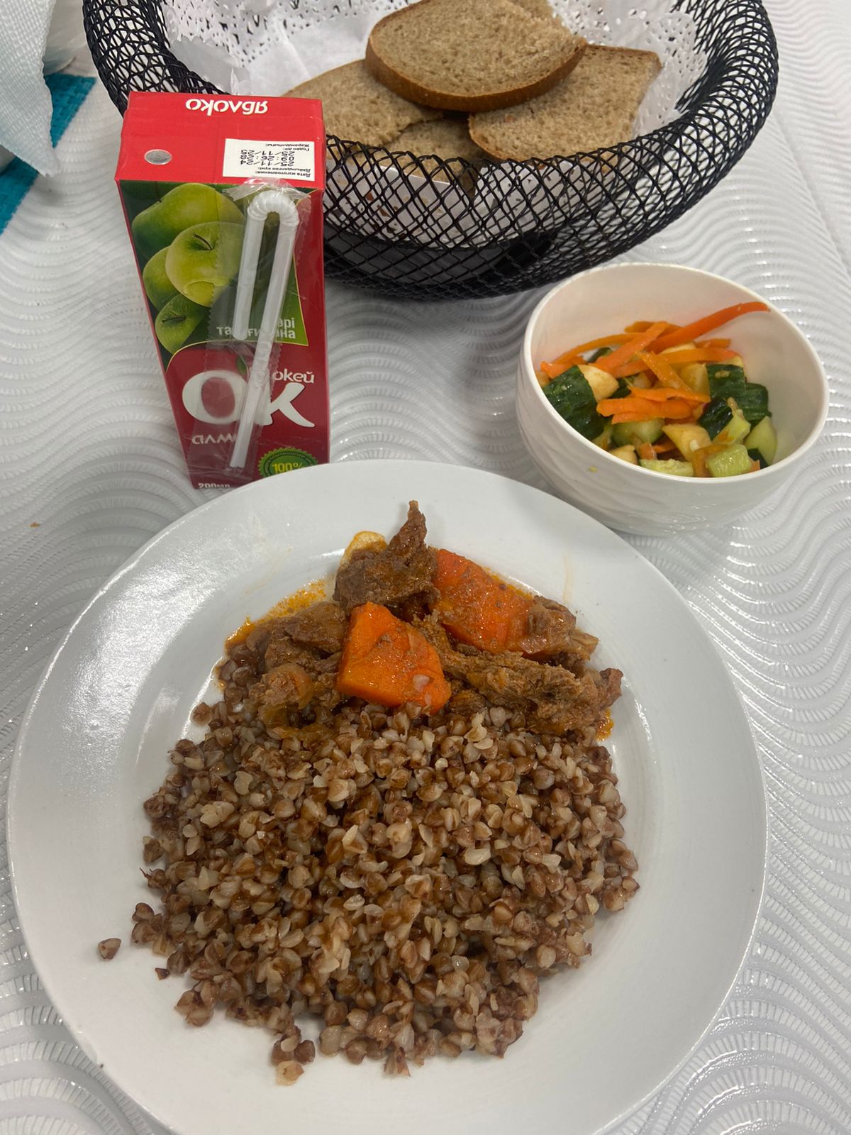 Ас мәзірі 1 апта 3 күн. Меню 1 неделя 3 день.