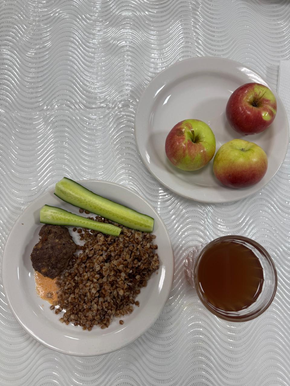 Ас мәзірі 1 апта 2 күн. Меню 1 неделя 2 день.