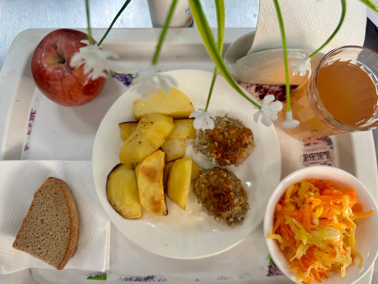 Ас мәзірі 3 апта 2 күн. Меню 3 неделя 2 день.