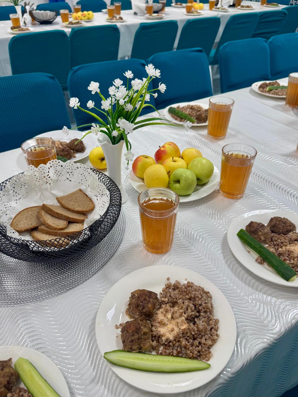 Ас мәзірі 1 апта 2 күн. Меню 1 неделя 2 день.