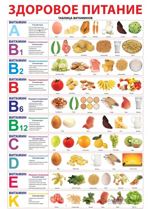 Денсаулыққа пайдалы дәрумендер/Витамины здоровья