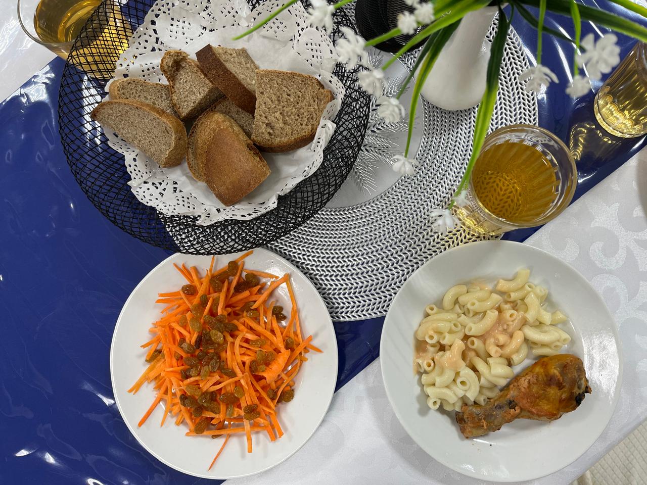 Ас мәзірі 1 апта 1 күн. Меню 1 неделя 1 день